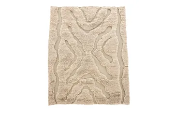 Trondheim x Josefin Lustig Uld tæppe 172x240 cm - Beige - Tekstiler - Tæpper - Moderne tæppe - Uldtæppe