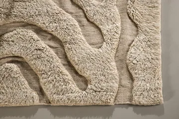 Trondheim x Josefin Lustig Ullmatta 402x400 cm Beige Beige - Tekstiler - Tæpper - Moderne tæppe - Uldtæppe