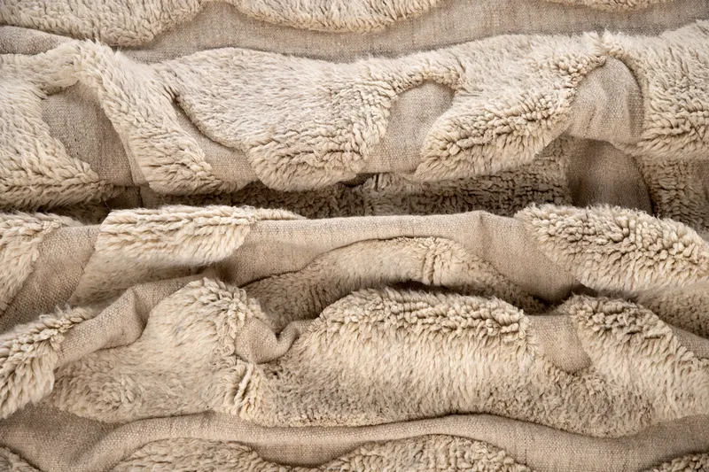Trondheim x Josefin Lustig Ullmatta 402x400 cm Beige Beige - Tekstiler - Tæpper - Moderne tæppe - Uldtæppe