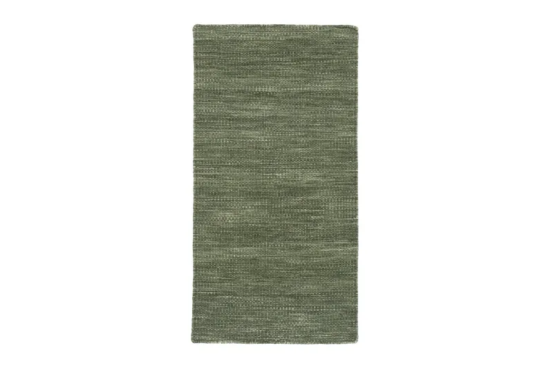 Ullmatta KM Home Velvet green 75x150 cm - Tekstiler - Tæpper - Moderne tæppe - Uldtæppe
