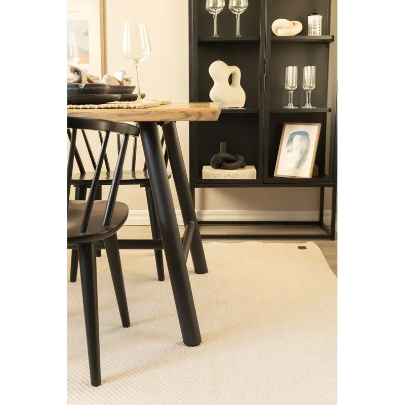 Ullmatta KM Home Vit 160x230 cm - Tekstiler - Tæpper - Moderne tæppe - Uldtæppe