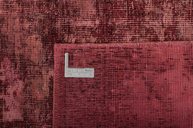 Vintage håndknyttede Tæppe Uld Rød 115x185cm - Uldtæppe - Håndvævede tæpper