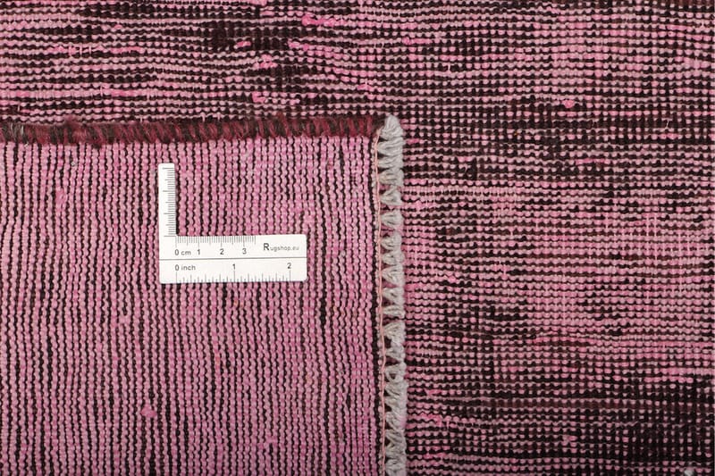 Vintage håndknyttet Tæppe Uld Rød 95x191cm - Uldtæppe - Håndvævede tæpper