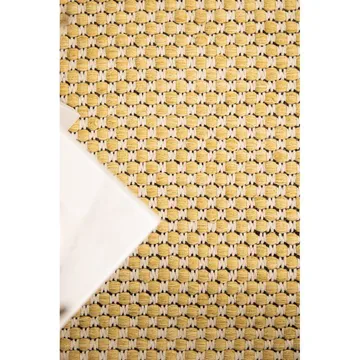 Ullmatta KM Home Gul 140x200 cm - Tekstiler - Tæpper - Moderne tæppe - Uldtæppe