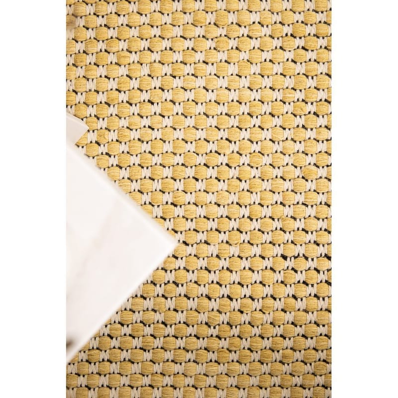 Ullmatta KM Home Gul 200x300 cm - Tekstiler - Tæpper - Moderne tæppe - Uldtæppe