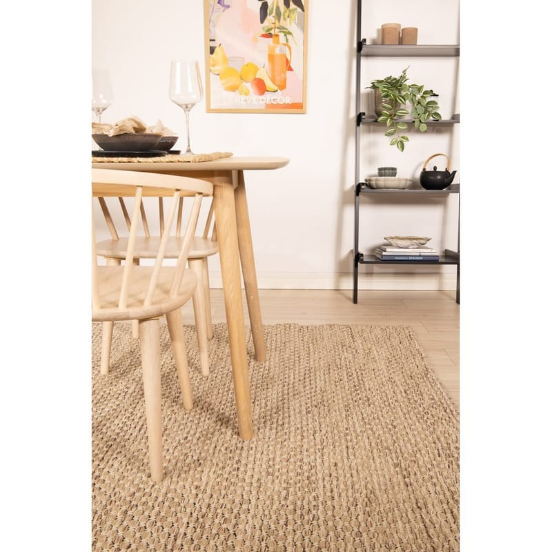 Ullmatta KM Home Linne 160x230 cm - Tekstiler - Tæpper - Moderne tæppe - Uldtæppe