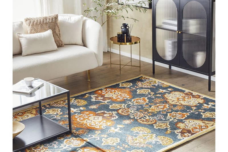 Umurlu Uldtæppe 140x200 cm - Beige - Tekstiler - Tæpper - Moderne tæppe - Ryatæpper