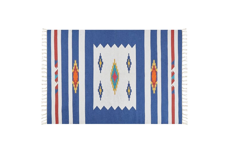 Varser Bomuldstæppe 140x200 cm, Blå