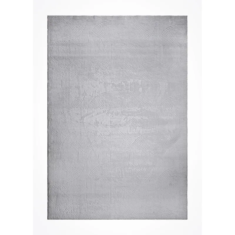 Vaskbart Tæppe Castello Art, Grå