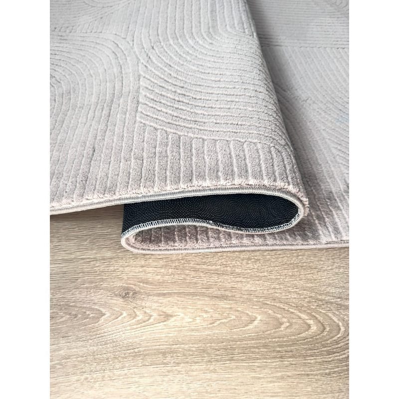 Vaskbart Tæppe Castello Art - Grå - Tekstiler - Tæpper - Moderne tæppe - Kludetæpper