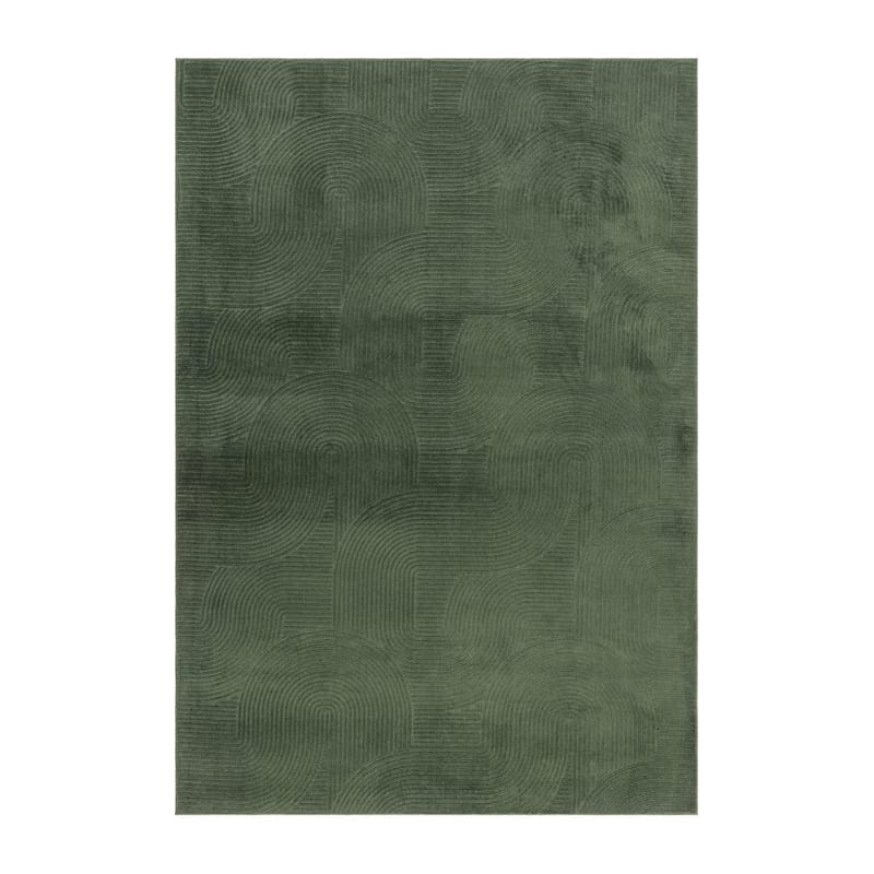 Vaskbart Tæppe Castello Art - Smaragdgrøn - Tekstiler - Tæpper - Moderne tæppe - Kludetæpper