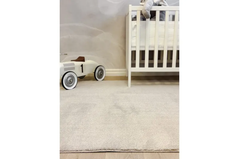 Vaskbart Tæppe Soft - 160x230 cm, Melange Hør - Tekstiler - Tæpper - Moderne tæppe - Gangmåtter