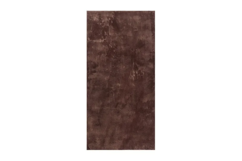 Vaskbart Tæppe Soft, 80x230 cm, Chokolade