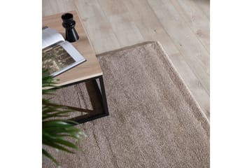 Verlice Ryetæppe Rektangulært 230x160 cm - Beige - Tekstiler - Tæpper - Moderne tæppe - Ryatæpper