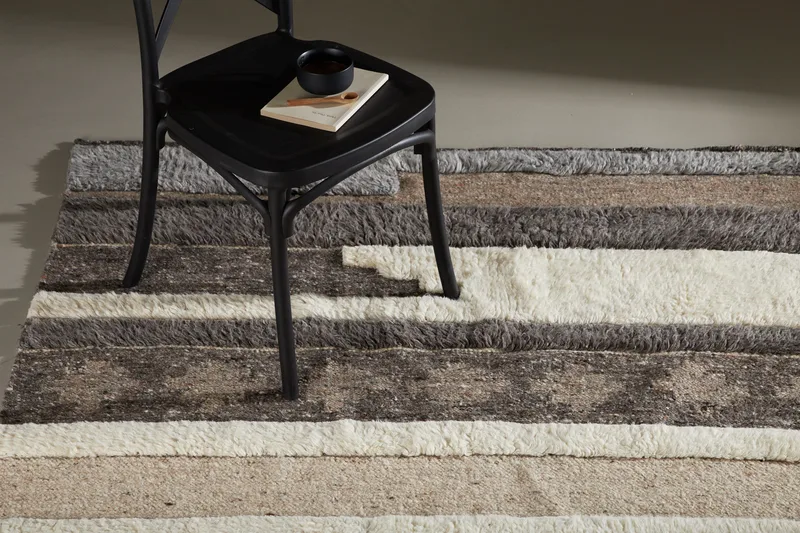 Vincent Uldtæppe 200x300 cm Rektangulær, Hvid