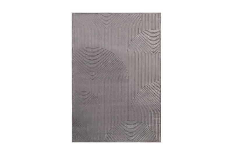 Amore Art Viskosetæppe Rektangulær 160x230 cm - Grå - Viskosetæpper & kunstsilketæpper