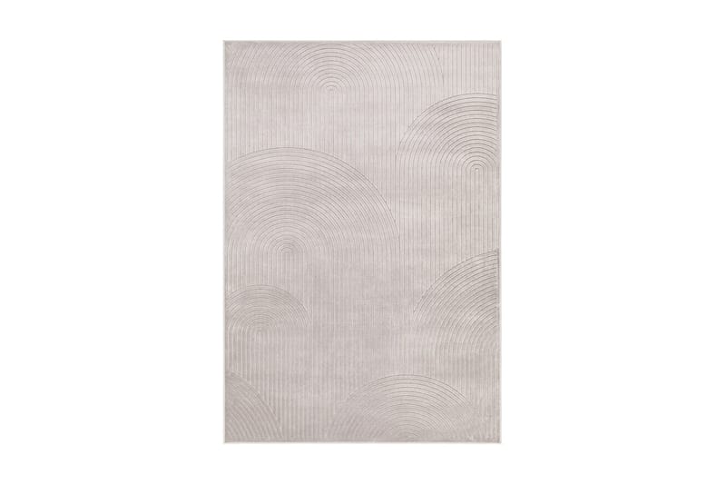 Amore Art Viskosetæppe Rektangulær 160x230 cm - Sølv - Viskosetæpper & kunstsilketæpper