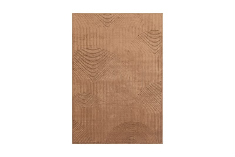 Amore Art Viskosetæppe Rektangulær 160x230 cm - Terracotta - Viskosetæpper & kunstsilketæpper