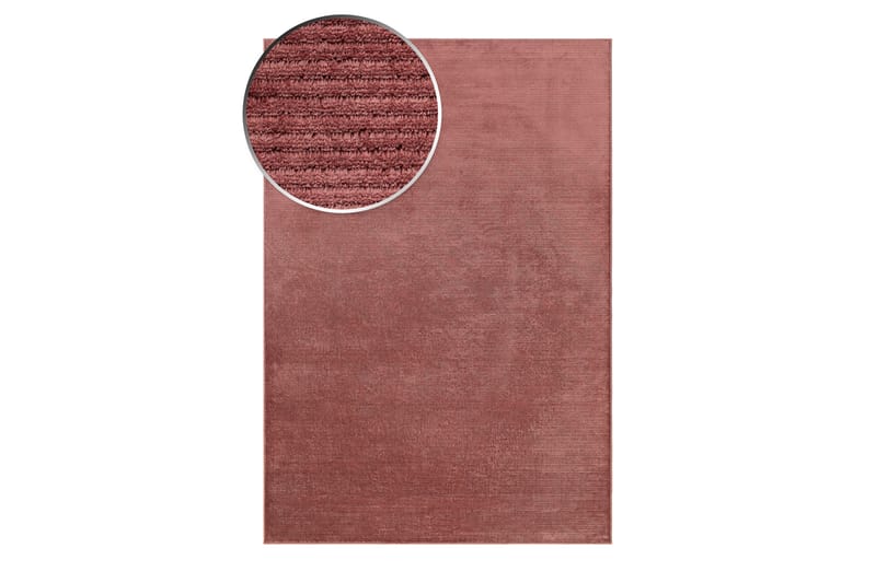 Amore Plain Viskosetæppe Rektangulær 200x290 cm - Dusty Rose - Viskosetæpper & kunstsilketæpper