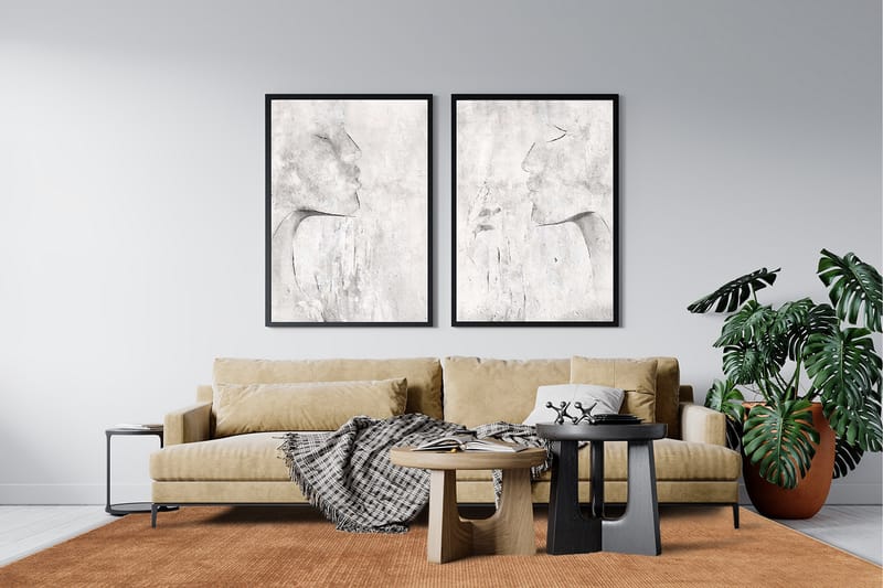 Amore Plain Viskosetæppe Rektangulær 160x230 cm - Terracotta - Viskosetæpper & kunstsilketæpper