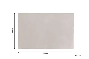 Brinckman Viskostæppe 200x300 cm - Lysegrå - Tekstiler - Tæpper - Moderne tæppe - Viskosetæpper & kunstsilketæpper