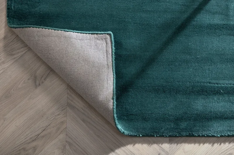 Indra Viskosestof 170x240 - Grønn - Tekstiler - Tæpper - Moderne tæppe - Viskosetæpper & kunstsilketæpper