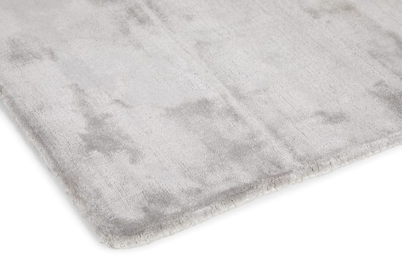 Indra Viskosestof 170x240 - Sølv - Tekstiler - Tæpper - Moderne tæppe - Viskosetæpper & kunstsilketæpper