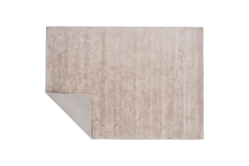 Indra Viskosetæppe 170x240 - Beige - Tekstiler - Tæpper - Moderne tæppe - Viskosetæpper & kunstsilketæpper