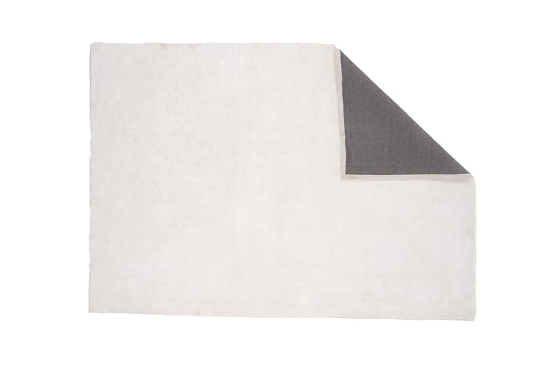 Sikotar Viskostæppe Rektangulær 170x240 cm - Hvid - Viskosetæpper & kunstsilketæpper