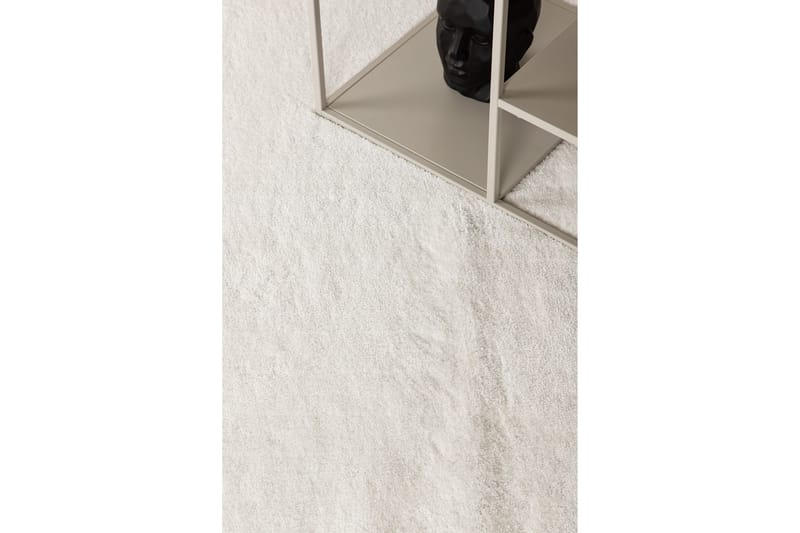 Sikotar Viskostæppe Rektangulær 170x240 cm - Hvid - Viskosetæpper & kunstsilketæpper