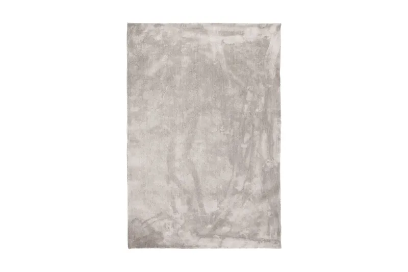 Undra Viscose-look Tæppe 170x240, Lysgrå|Hvit