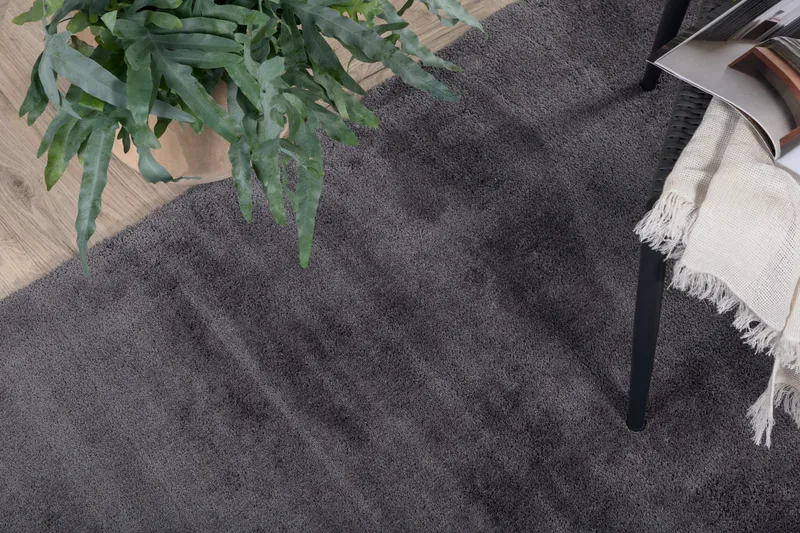Undra Viscosetæppe 250x350 - Mørkegrå - Tekstiler - Tæpper - Moderne tæppe - Viskosetæpper & kunstsilketæpper