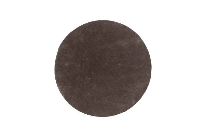 Undra viscosetæppe rundt 200 - Mørkegrå - Tekstiler - Tæpper - Moderne tæppe - Viskosetæpper & kunstsilketæpper