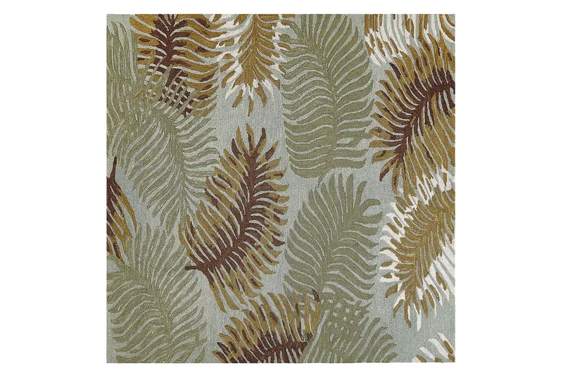 Vize Uldtæppe 200x200 cm, Brun