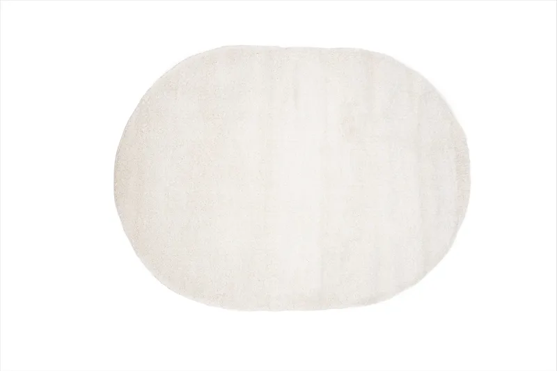 Walter Jute tæppe 240x340 cm Oval, Hvid