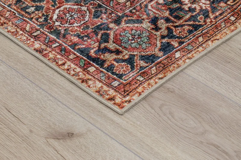 Wiltonmatta KM Home Röd 80x150 cm - Tekstiler - Tæpper - Moderne tæppe - Wiltontæpper