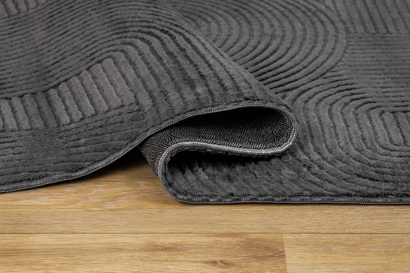 Castello Løber 80x250 cm Rektangulær - Grafit - Tekstiler - Tæpper - Moderne tæppe - Gangmåtter