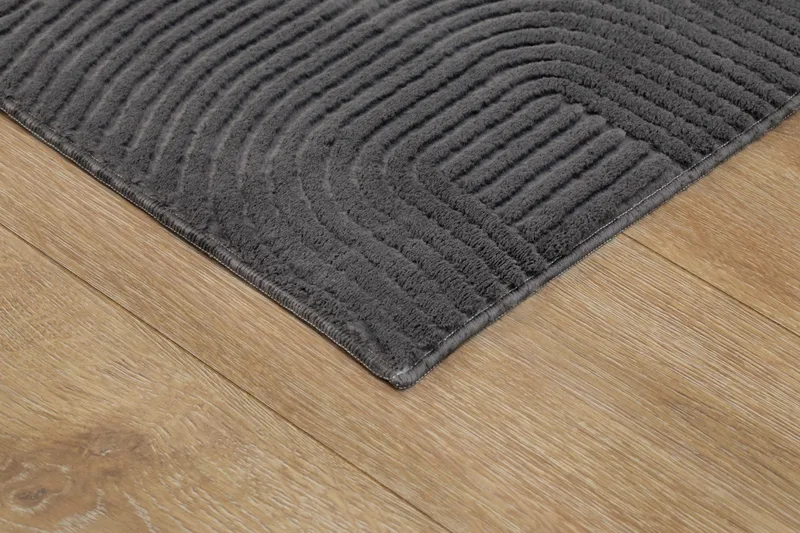 Castello Løber 80x250 cm Rektangulær - Grafit - Tekstiler - Tæpper - Moderne tæppe - Gangmåtter