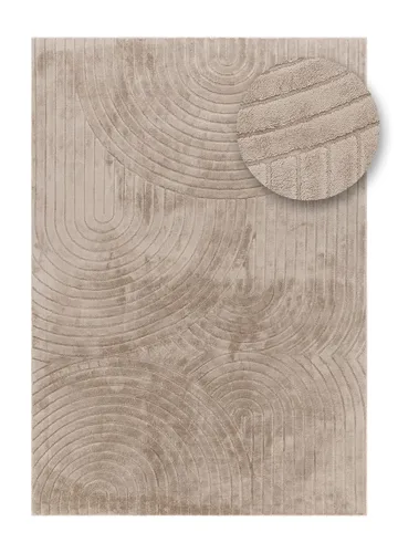 Maskinvævet tæppe Cozy Zen 200x290 cm - Taupe - Tekstiler - Tæpper - Moderne tæppe - Wiltontæpper