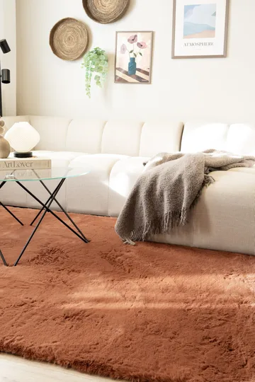 Maskinvævet tæppe KM Home Heaven Deluxe 200x290 Rust - Rust - Tekstiler - Tæpper - Moderne tæppe - Wiltontæpper