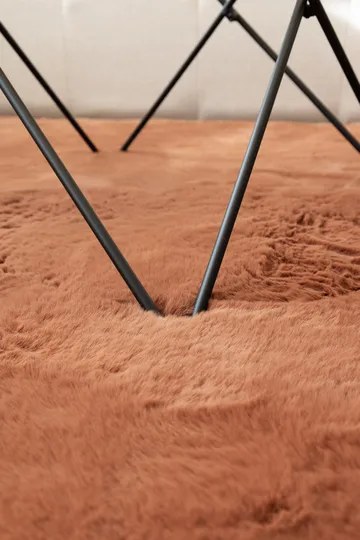 Maskinvævet tæppe KM Home Heaven Deluxe 200x290 Rust - Rust - Tekstiler - Tæpper - Moderne tæppe - Wiltontæpper