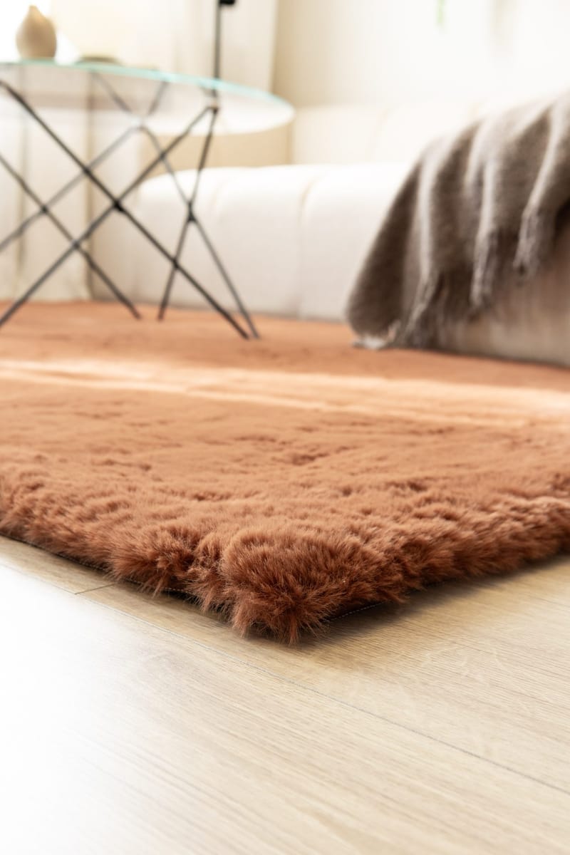 Maskinvævet tæppe KM Home Heaven Deluxe 200x290 Rust - Rust - Tekstiler - Tæpper - Moderne tæppe - Wiltontæpper
