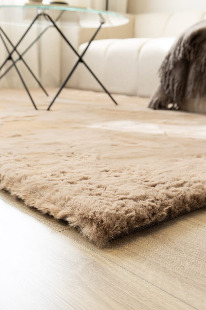 Maskinvævet tæppe KM Home Heaven Deluxe 230x330 Mørk hør - mørk hør - Tekstiler - Tæpper - Moderne tæppe - Wiltontæpper