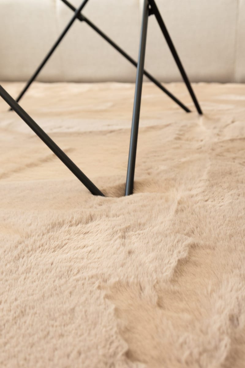 Maskinvævet tæppe KM Home Heaven Deluxe 230x330 Mørk hør - mørk hør - Tekstiler - Tæpper - Moderne tæppe - Wiltontæpper