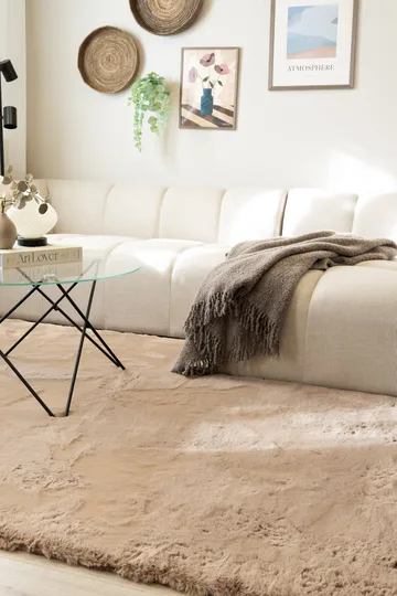 Maskinvævet tæppe KM Home Heaven Deluxe 230x330 Mørk hør - mørk hør - Tekstiler - Tæpper - Moderne tæppe - Wiltontæpper