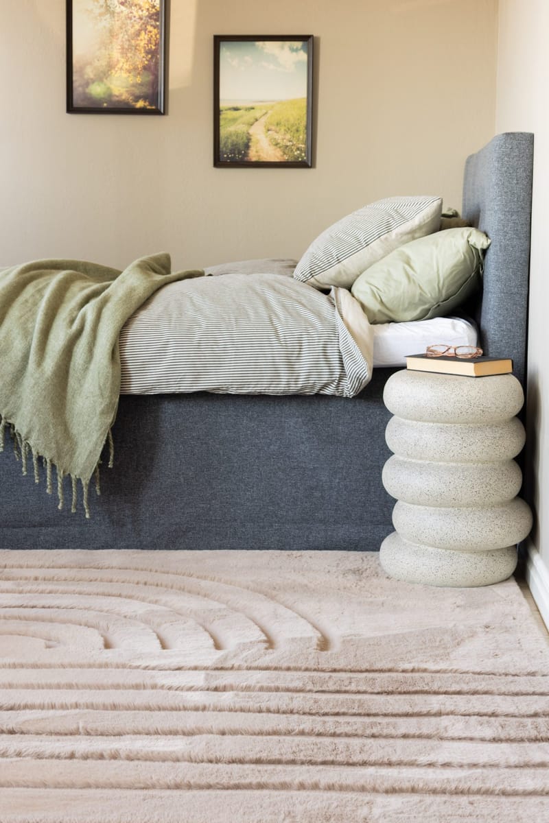 Maskinvævet tæppe KM Home Heaven Modern 160x230 Taupe - Taupe - Tekstiler - Tæpper - Moderne tæppe - Wiltontæpper