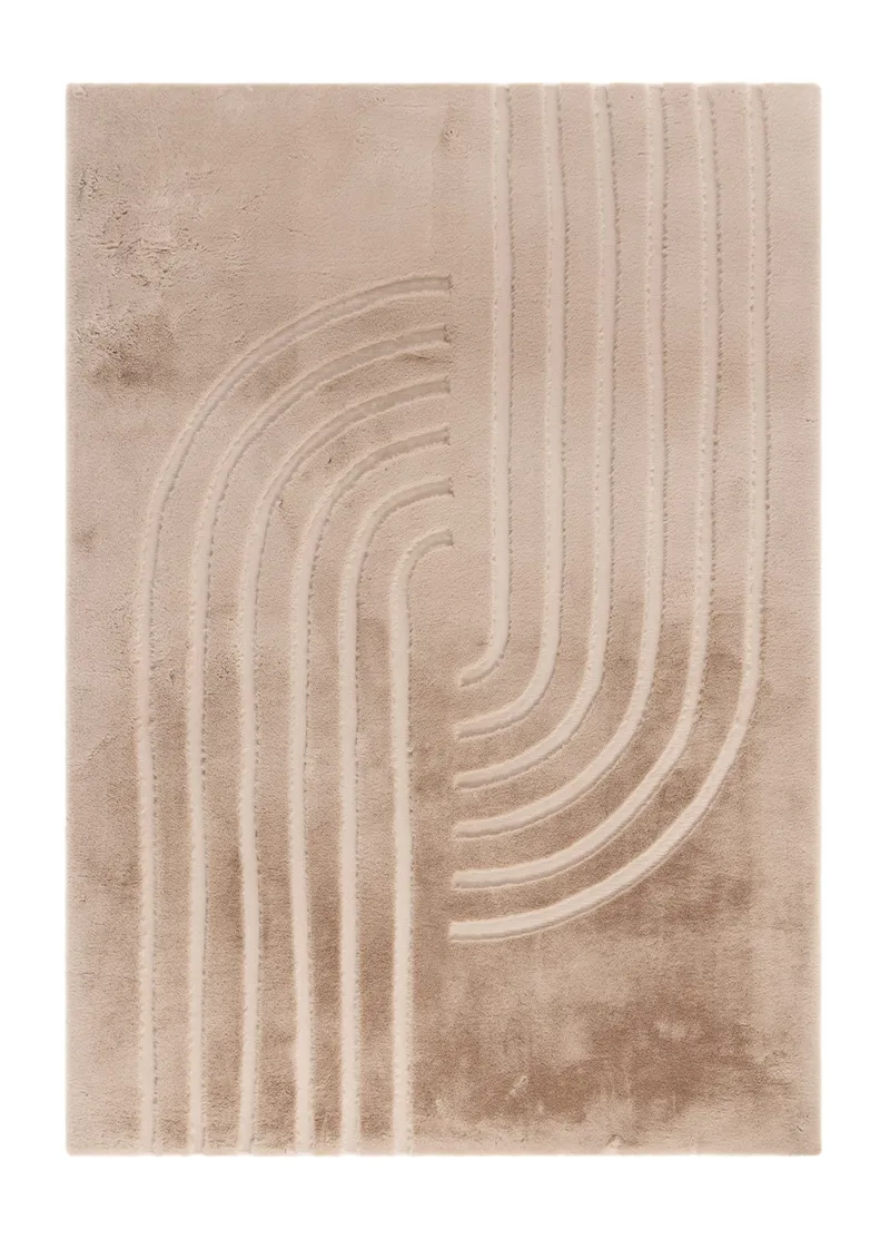 Maskinvævet tæppe KM Home Heaven Modern 160x230 Taupe, Taupe