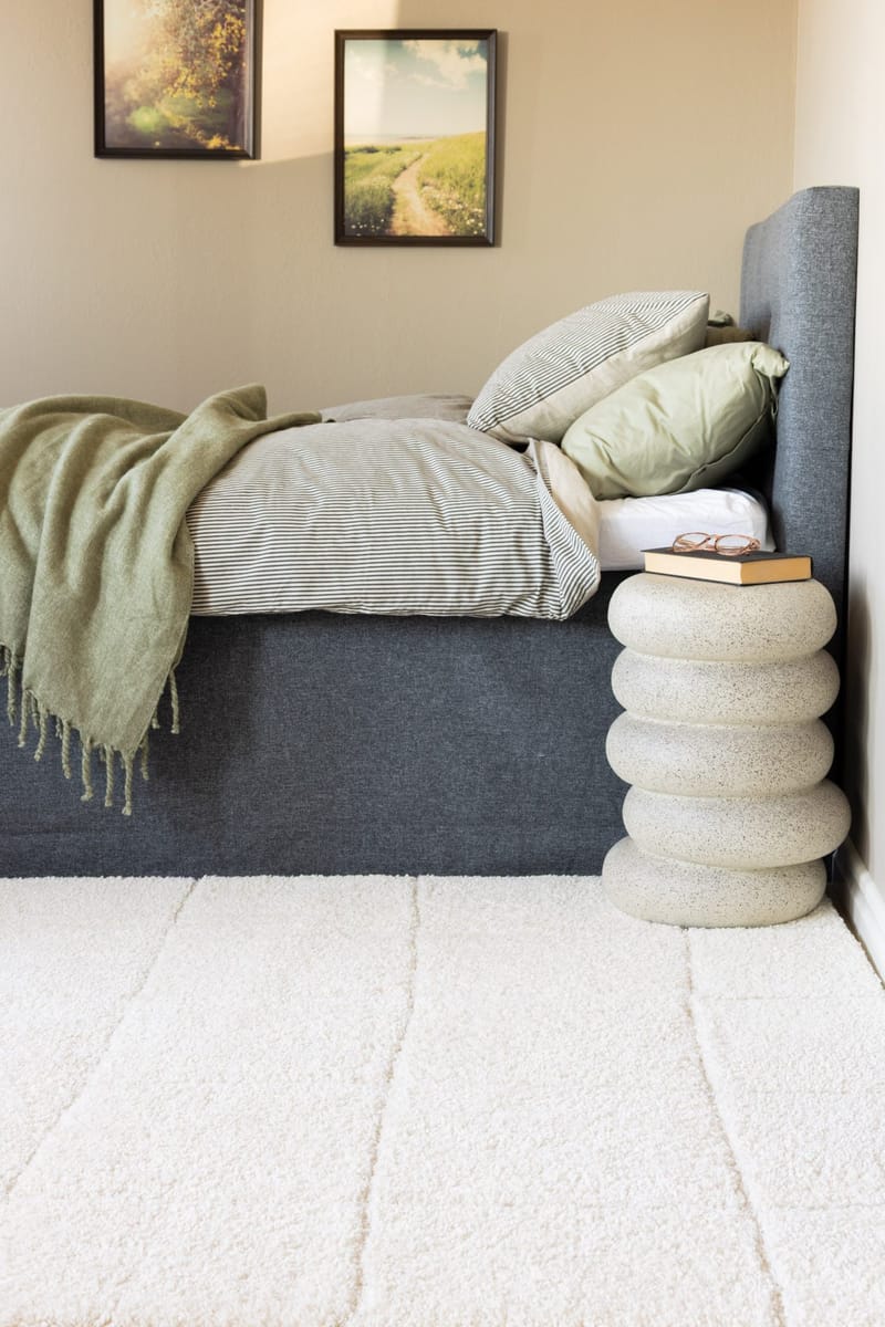 Maskinvævet tæppe KM Home Montana Square 280x380 Creme - Creme - Tekstiler - Tæpper - Moderne tæppe - Wiltontæpper