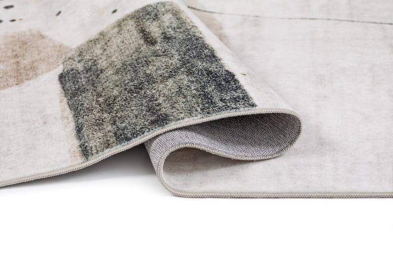 Maskinvævet tæppe KM Home Tarfaya 160x230 cm Grøn - Grøn - Tekstiler - Tæpper - Moderne tæppe - Wiltontæpper
