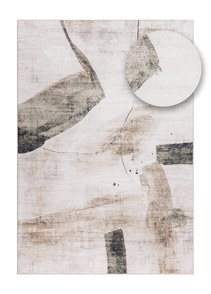 Maskinvævet tæppe KM Home Tarfaya 240x340 cm Grøn - grøn - Tekstiler - Tæpper - Moderne tæppe - Wiltontæpper